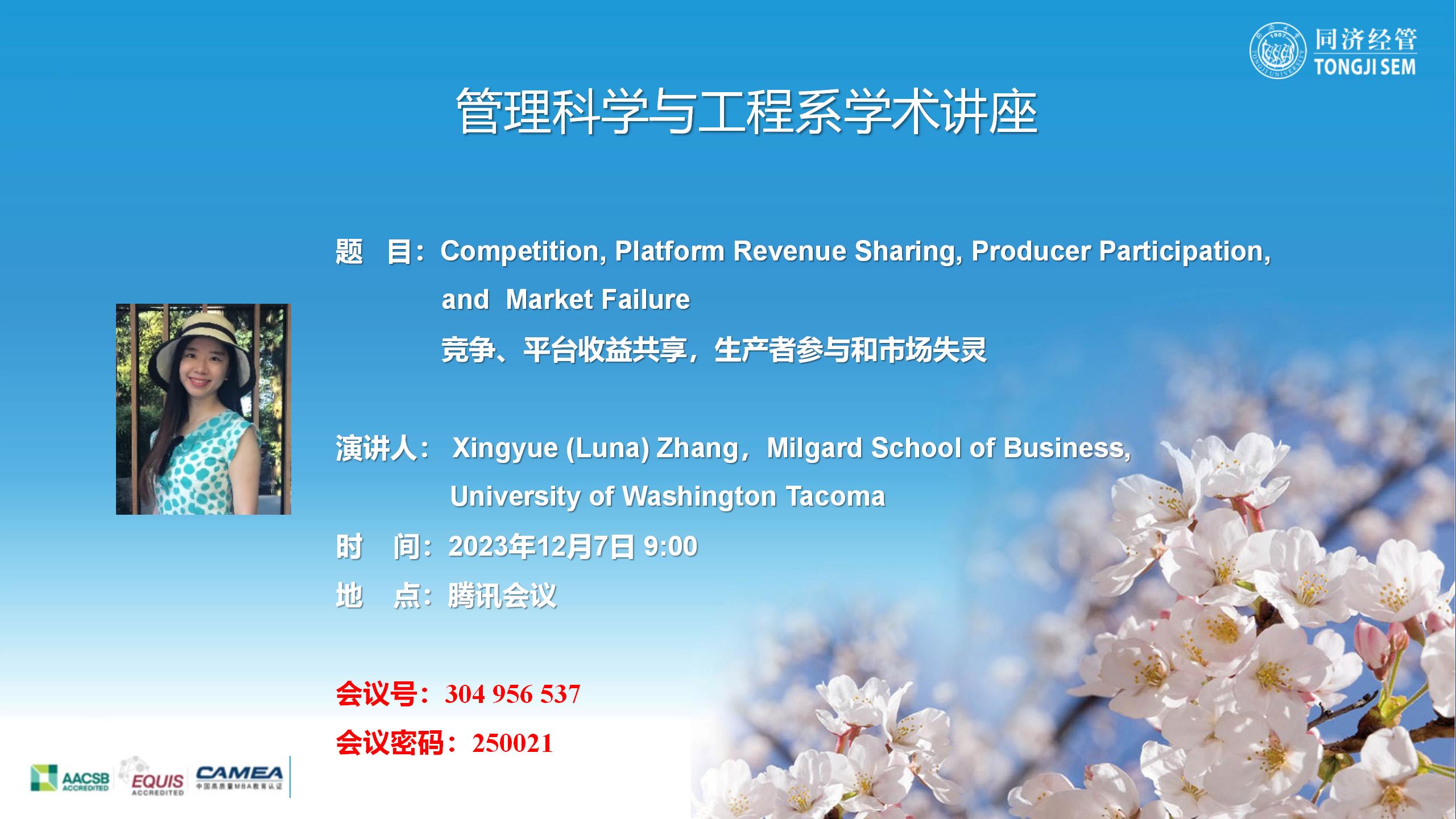 Competition, Platform Revenue Sharing,  Producer Participation, and Market Failure